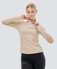 Женский утепленный лонгслив Nordski Impulse beige - 2