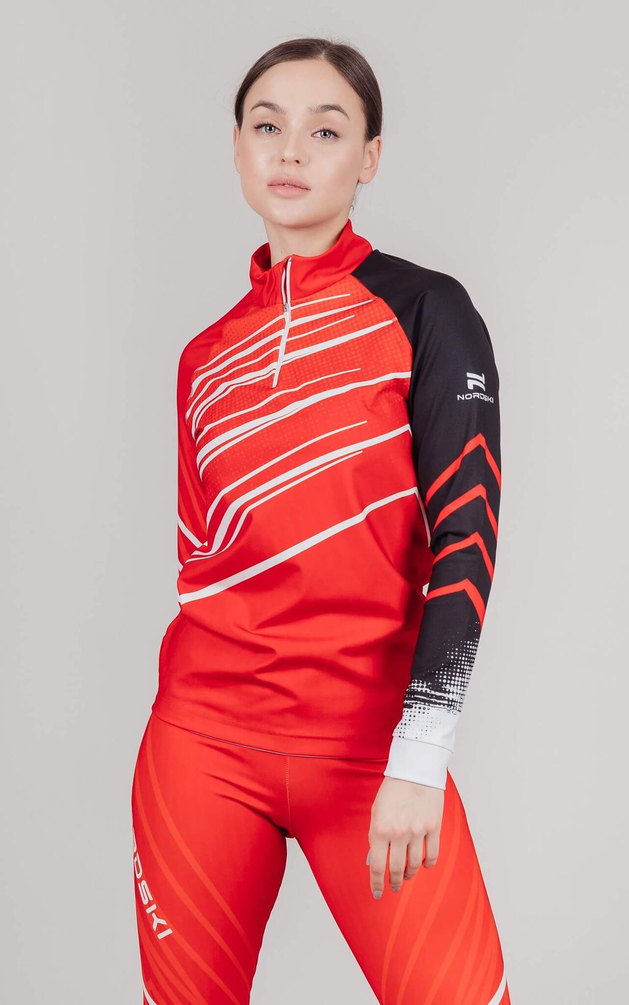 Лыжный гоночный костюм Nordski Pro унисекс red-black - 8