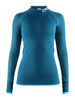Craft Warm Intensity термобелье женское рубашка голубая - 1