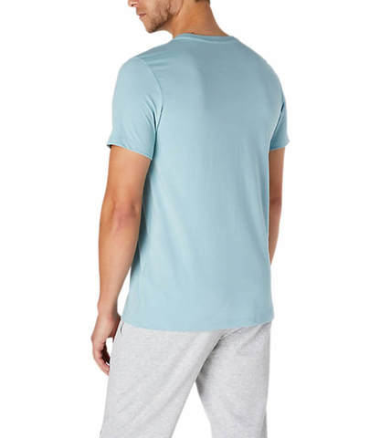 Asics 77 Tee футболка для бега мужская голубая