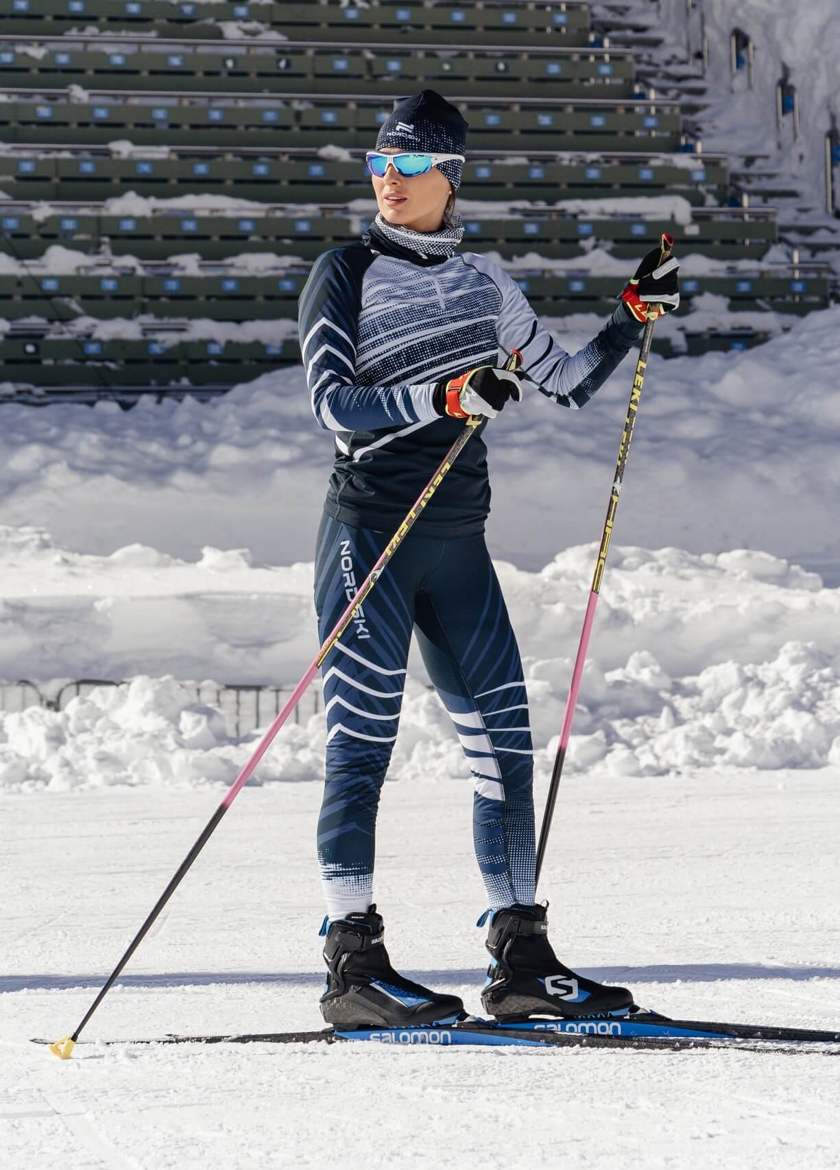 Лыжный гоночный костюм Nordski Pro унисекс blue-pearl blue