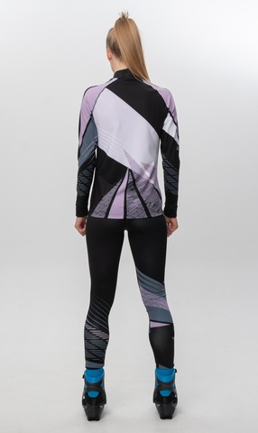 УЦЕНКА-Женский лыжный гоночный костюм Nordski Heat black-lavender