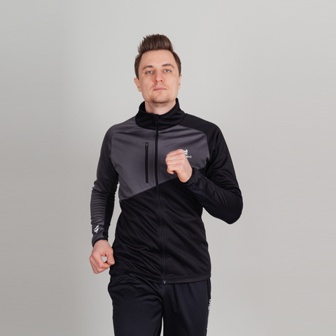 Nordski Premium лыжный костюм мужской grey-black