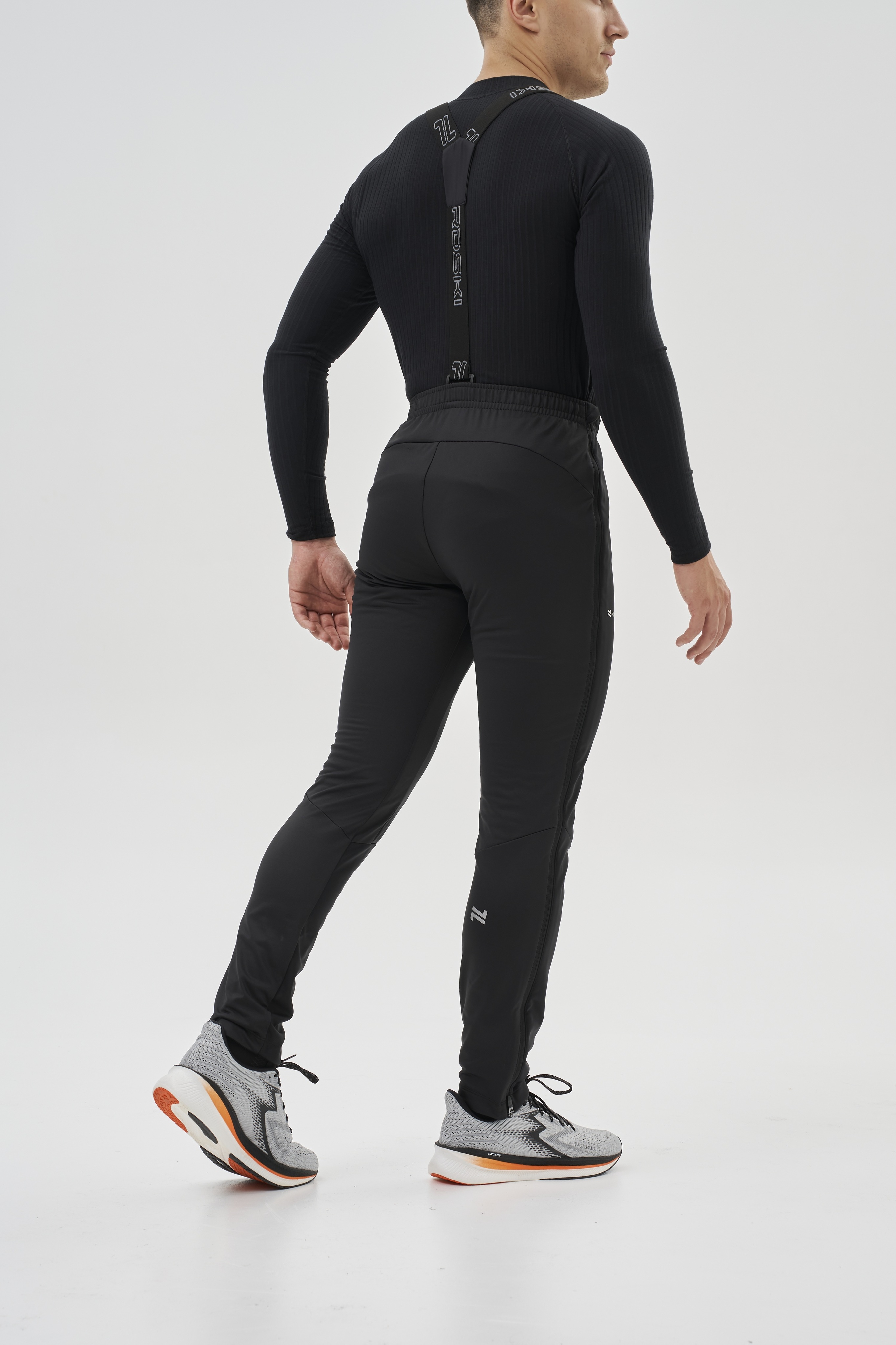 Мужской тренировочный лыжный костюм Nordski Advance lime-black - 19