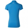 Asics SS 1/2 Zip Top футболка для бега женская синяя - 4