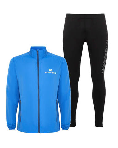 Nordski Motion Elite костюм для бега мужской black-dark blue