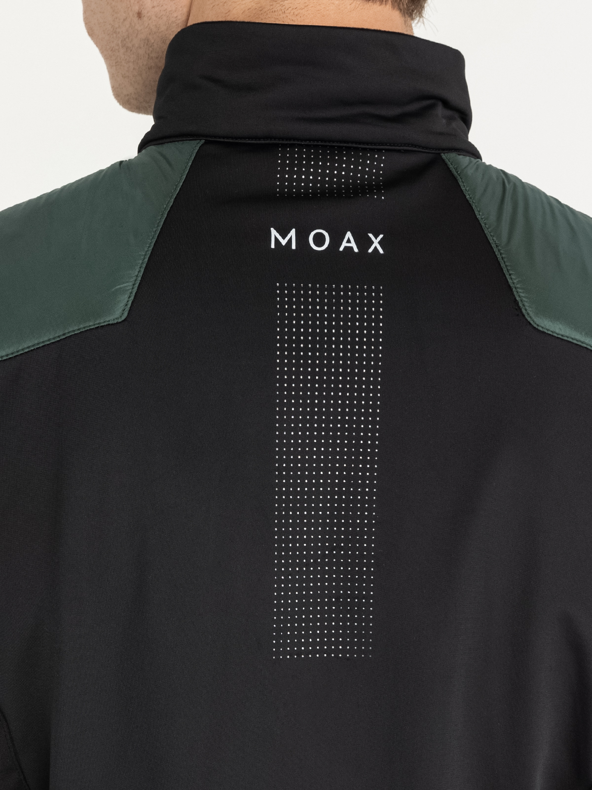 Мужская куртка для лыж и бега Moax Tauri Pro Hybrid темно-зеленая - 6