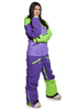 COOL ZONE MIX женский комбинезон для сноуборда фиолет-салат - 3