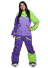 COOL ZONE MIX женский комбинезон для сноуборда фиолет-салат - 5