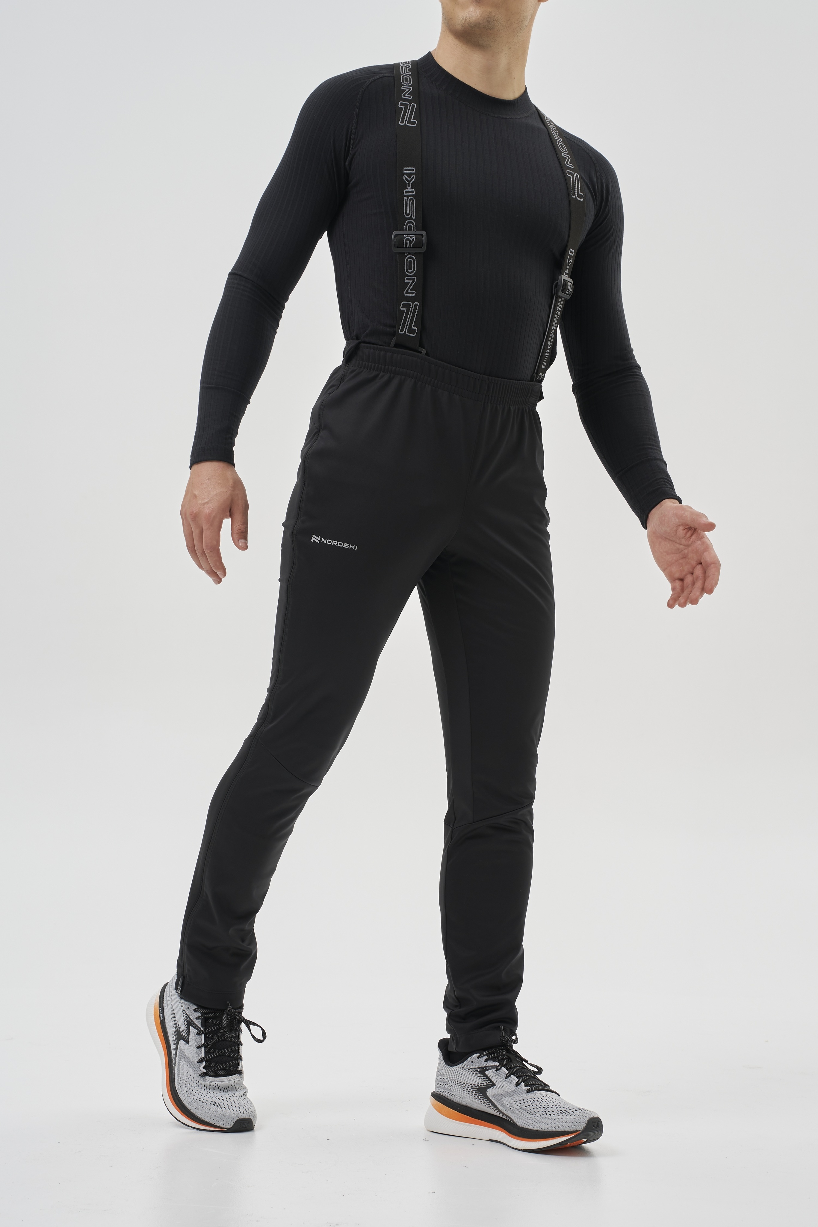 Мужской тренировочный лыжный костюм Nordski Advance lime-black - 18