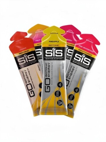 Набор углеводных гелей SIS Go Isotonic Gel вишня-фруктовый-ананас-грейпфрут-апельсин