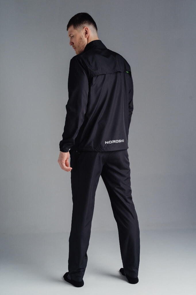Nordski Motion куртка ветровка мужская Black/Yellow - 6