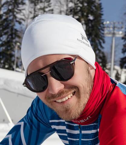 Тренировочная шапка Nordski Warm белая