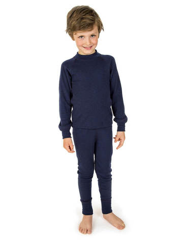 Janus Prince or Princess Wool комплект термобелья детский темно-синий