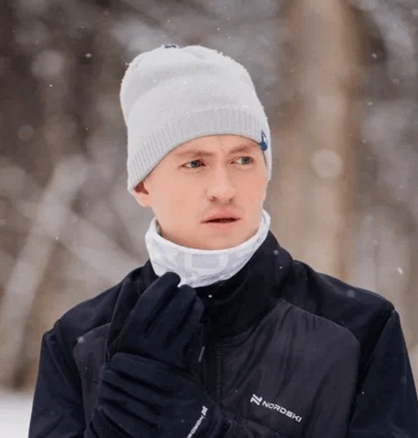 Лыжная шапка Nordski Sport illusion blue
