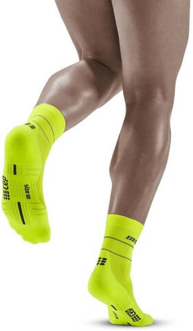 Мужские компрессионные носки CEP Reflective желтые