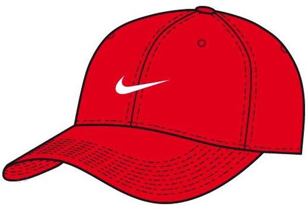 Бейсболка Nike красная