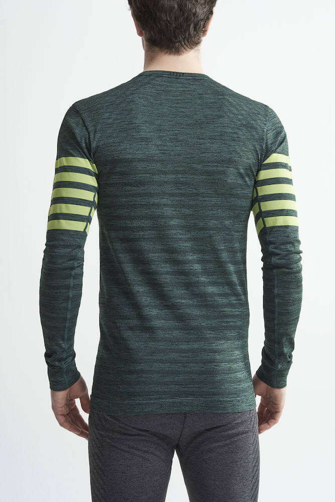 Craft Fuseknit Comfort Blocked мужская терморубашка green - 3