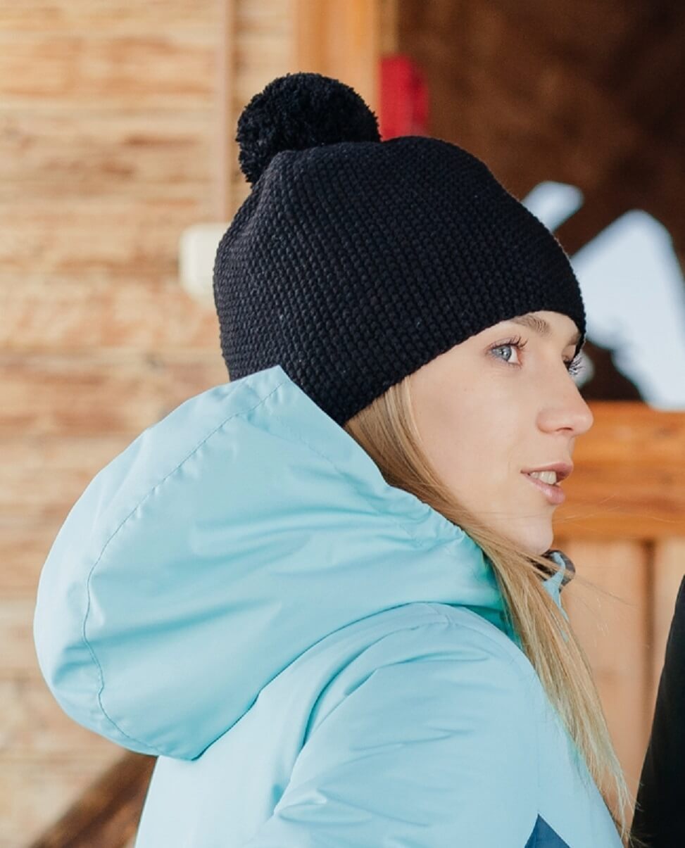 Лыжная шапка Nordski Knit унисекс черная - 6