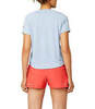 Asics Icon Ss Top футболка для бега женская голубая - 2