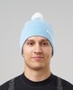 Лыжная шапка c шерстью Nordski Embroidery aqua - 6