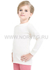 Футболка Norveg Soft  детская с длинным рукавом белая - 2