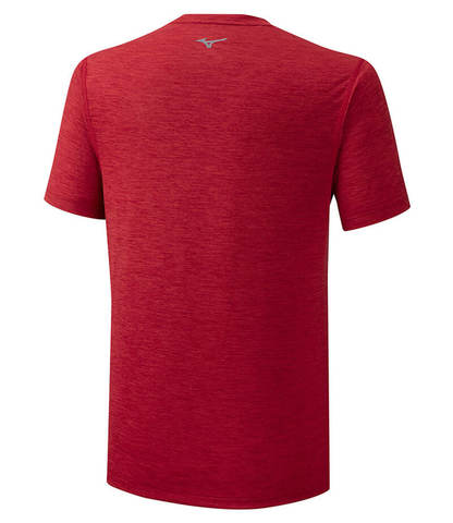 Mizuno Impulse Core Tee беговая футболка мужская красная