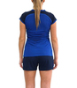 Asics Volleyball Cap Sleeve Set  женская волейбольная форма синяя - 2