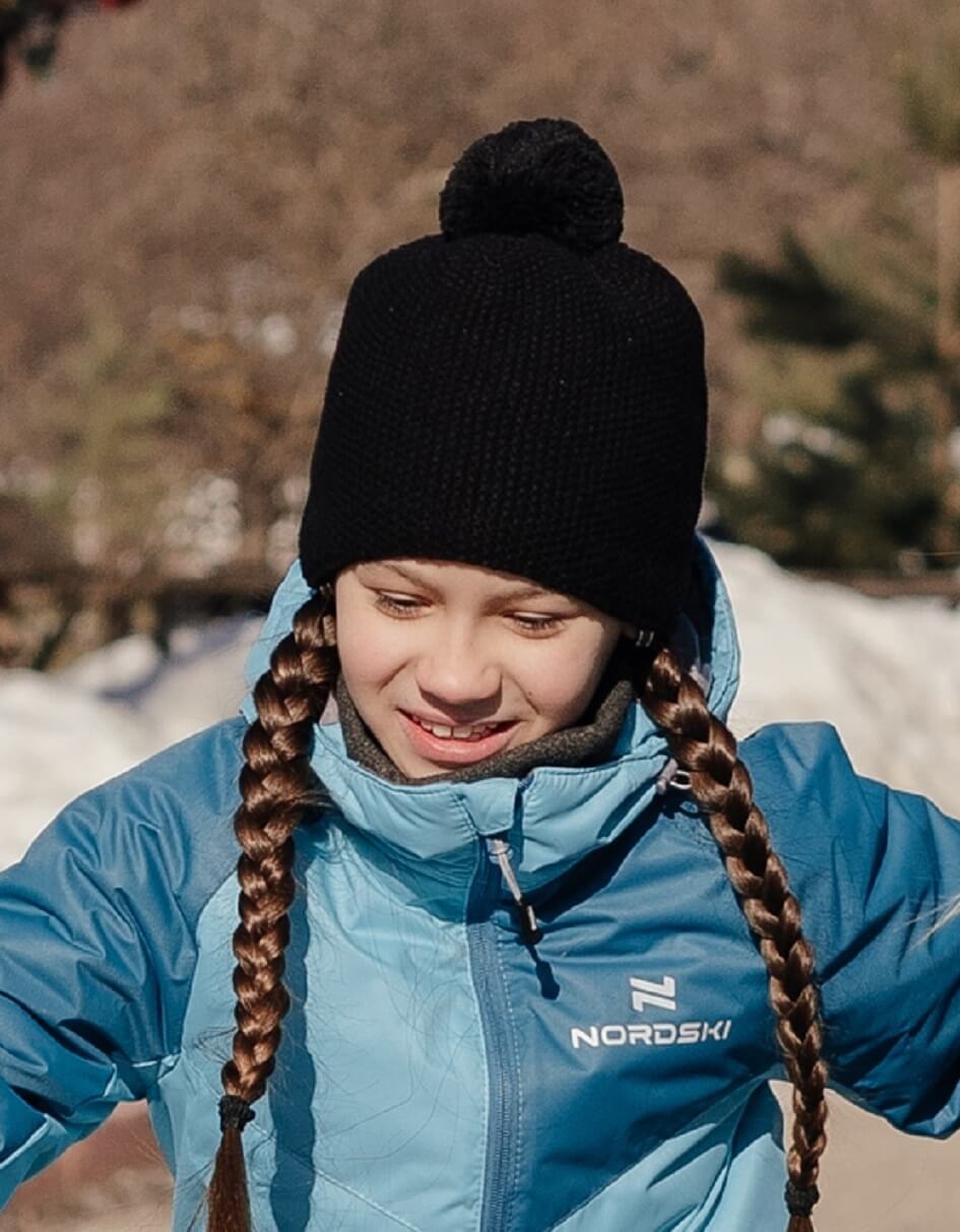 Лыжная шапка Nordski Knit унисекс черная - 8