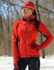 Nordski Premium Active разминочный лыжный костюм женский Black-Red - 2