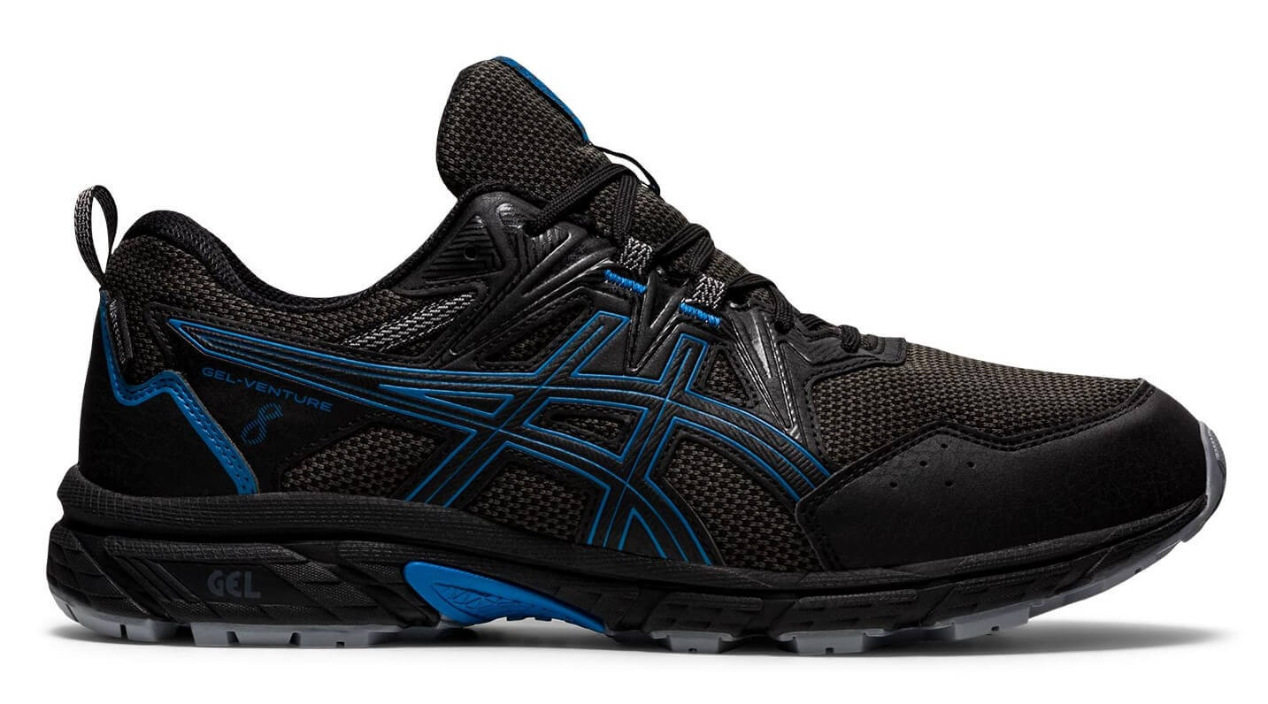 Asics Gel Venture 8 WP кроссовки-внедорожники для бега мужские черные-синие