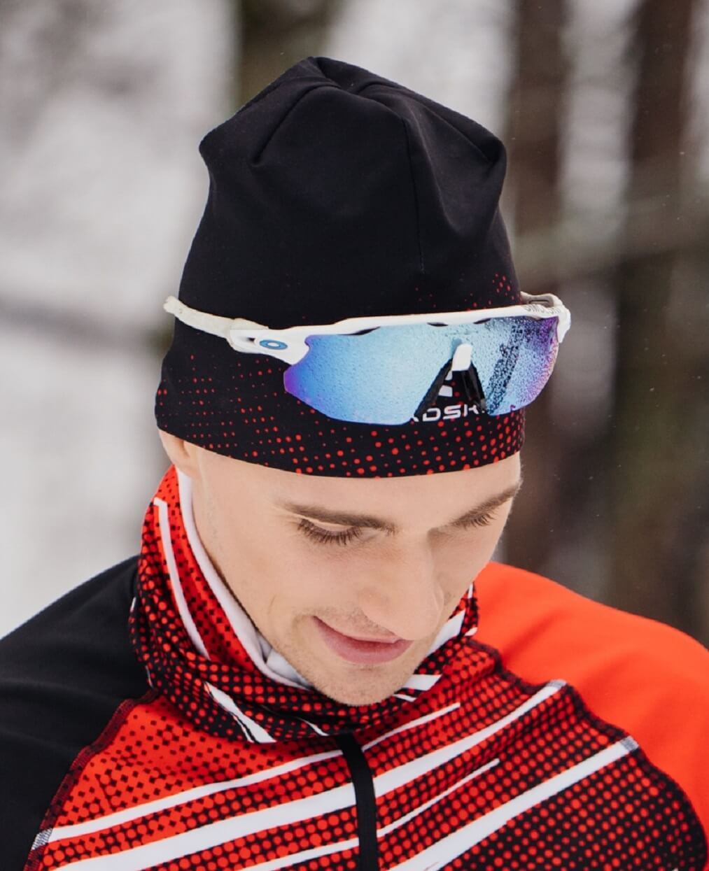 Гоночная шапка Nordski Pro black-red - 4