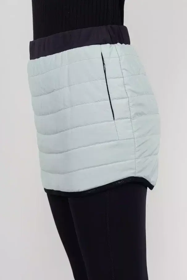 Женская утепленная тренировочная юбка Nordski Hybrid ice mint - 3