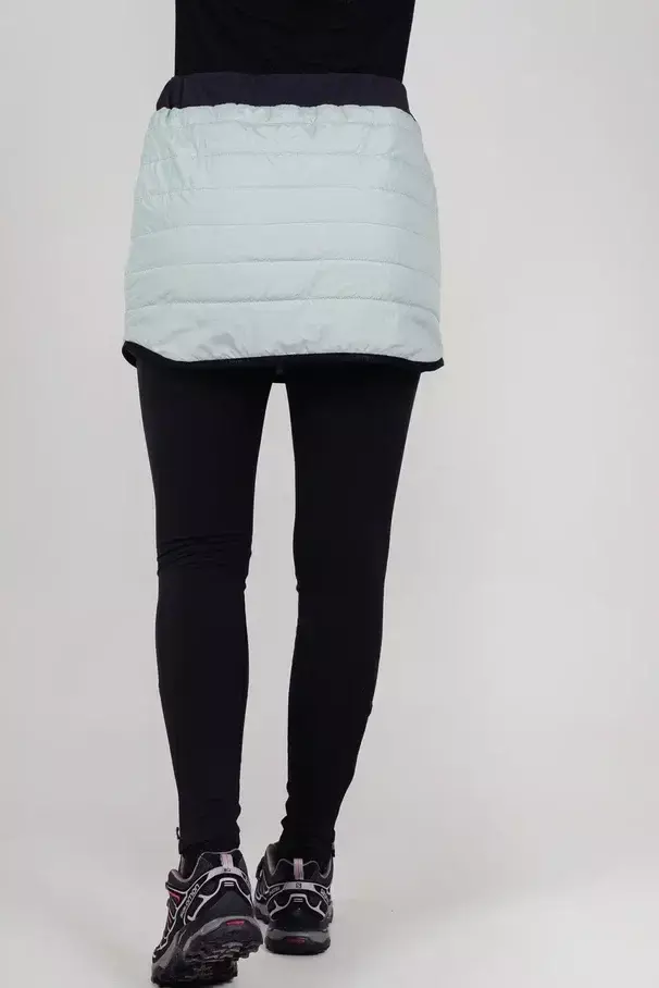 Женская утепленная тренировочная юбка Nordski Hybrid ice mint - 5