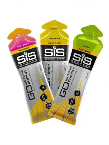 Набор углеводных гелей SIS Go Isotonic Gel яблоко-ананас-фруктовый салат