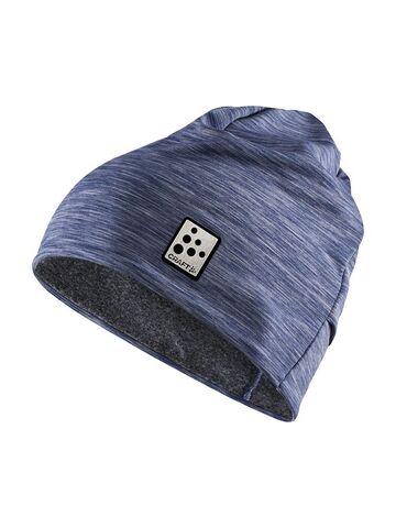 Шапка спортивная женская Craft Microfleece Ponytail серый меланж