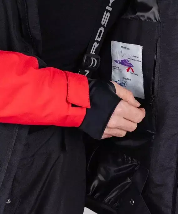 Nordski Extreme горнолыжная куртка мужская black-red - 6