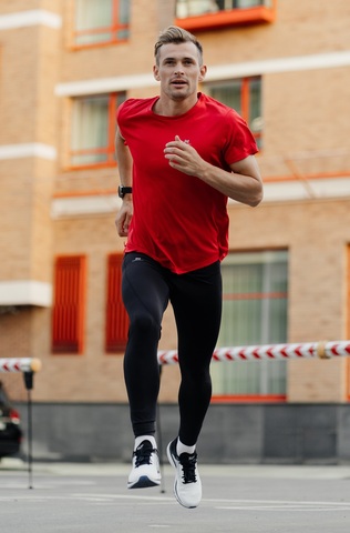 Мужской спортивный костюм Nordski Run red-black