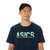 Мужская футболка для бега Asics Color Injection Tee темно-синяя - 4