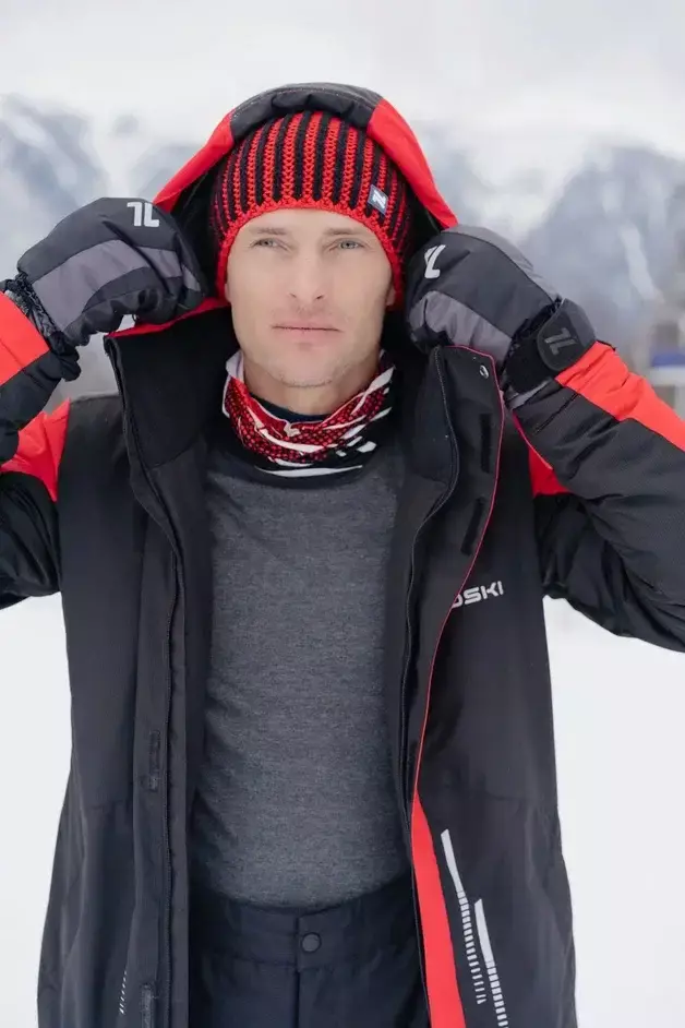 Nordski Extreme горнолыжная куртка мужская black-red - 14