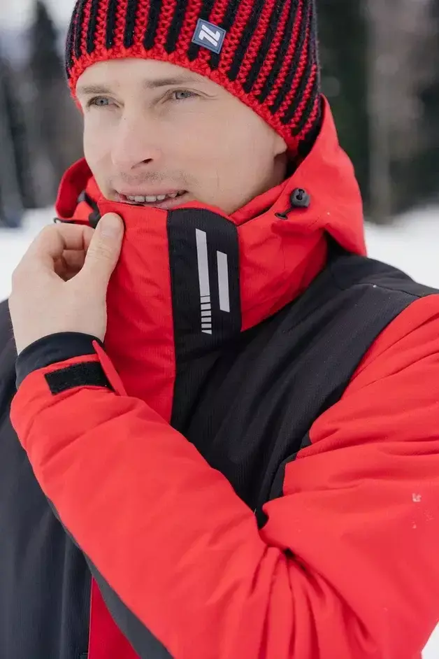 Nordski Extreme горнолыжная куртка мужская black-red - 15