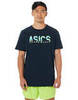 Мужская футболка для бега Asics Color Injection Tee темно-синяя - 1