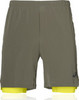 Asics 2 In 1 7&quot; Short шорты беговые мужские серые-желтые - 1