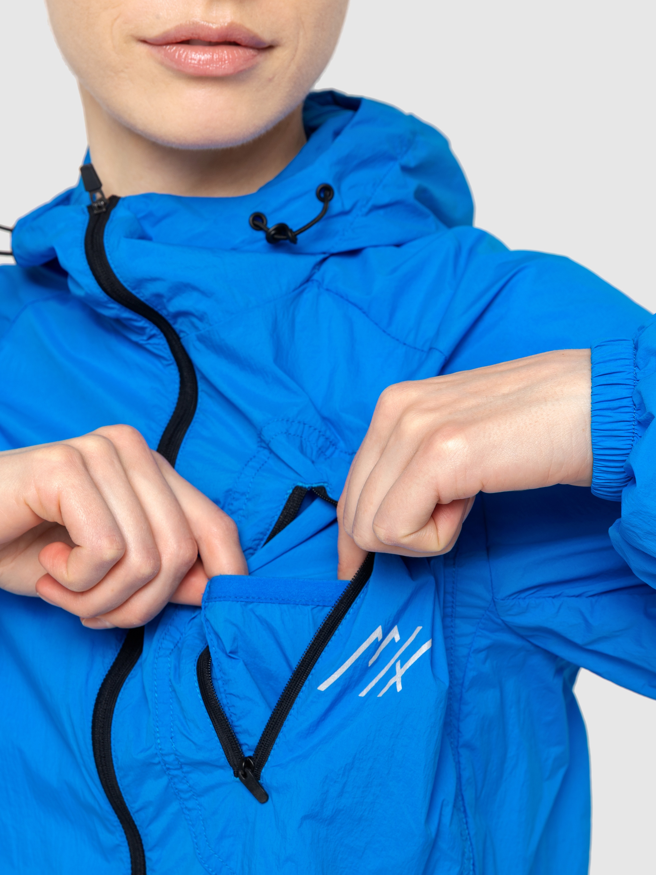 Мужская спортивная ветровка Moax Wind Pack ярко-синяя - 11 Мужская спортивная ветровка Moax Wind Pack ярко-синяя - 11