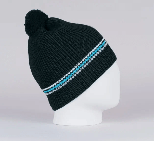 Теплая лыжная шапка Nordski Frost черная-синяя - 7