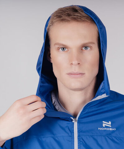 Мужской беговой костюм Nordski Pro Run Light blue