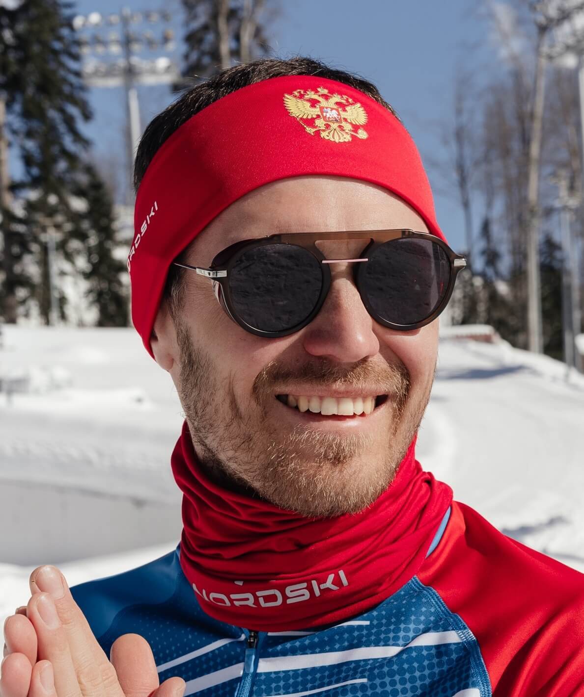 Nordski Active многофункциональный бафф red - 2