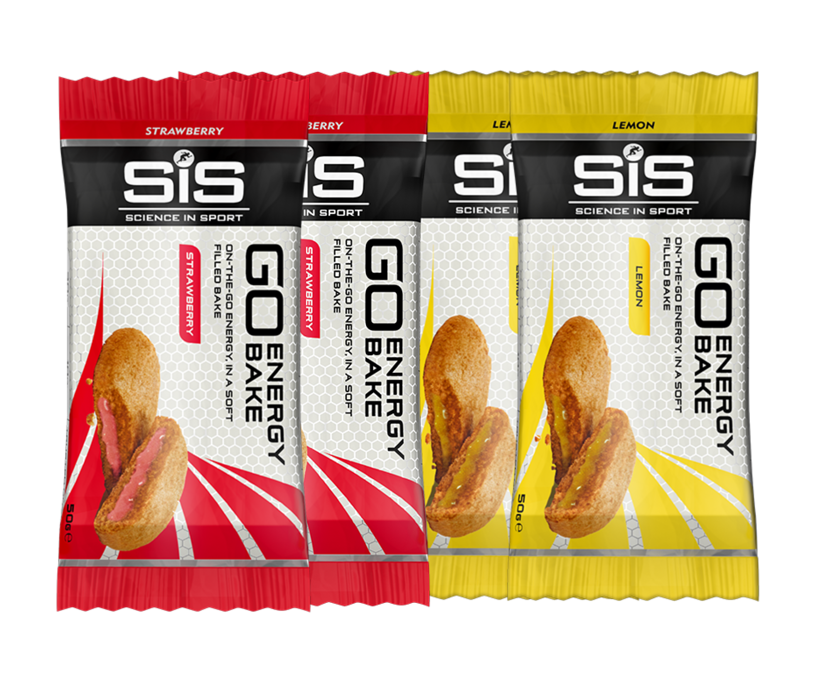 Набор энергетического печенья SIS Go Energy Bake 50 г клубника-лимон