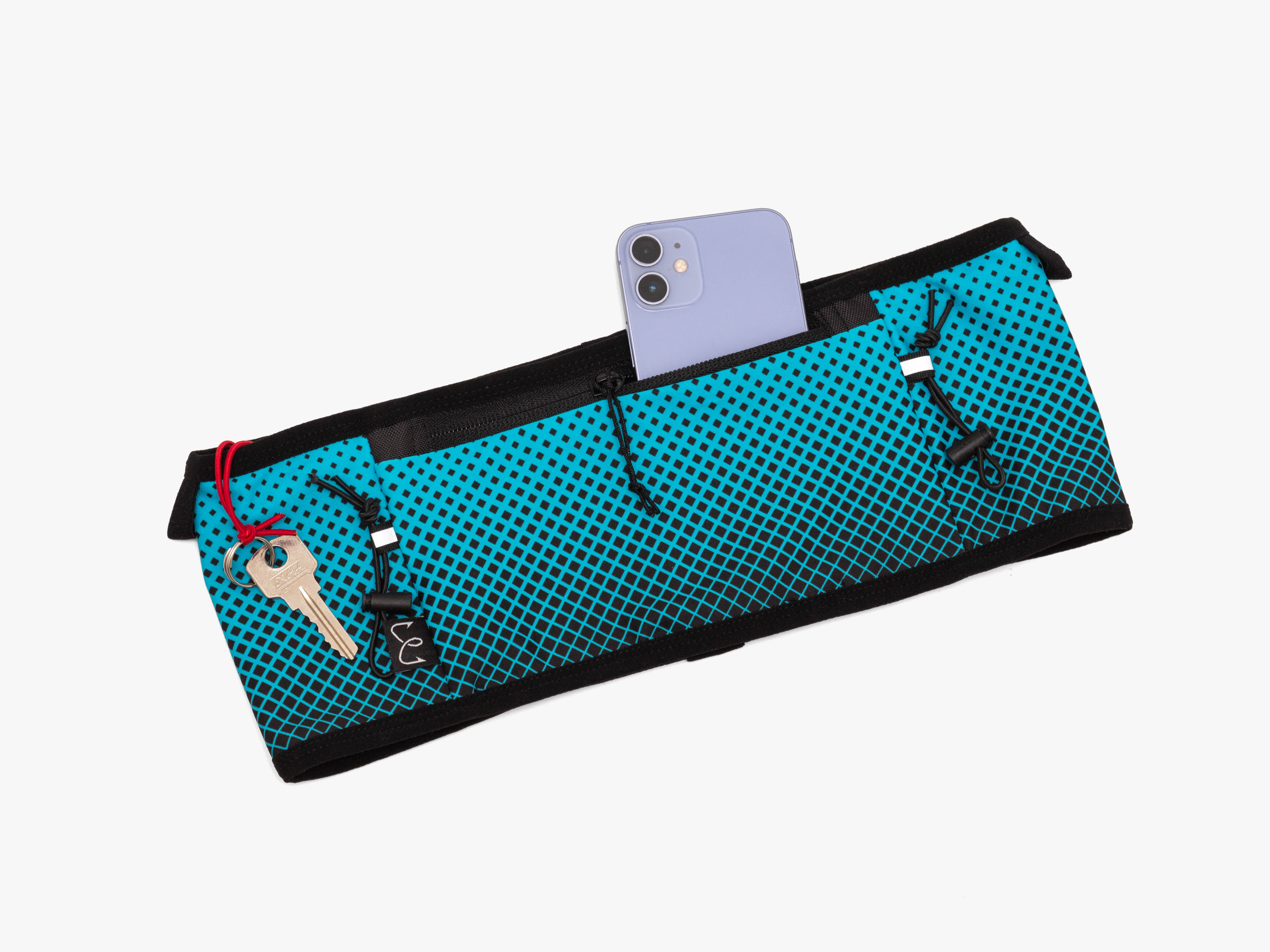 Пояс для бега Enklepp Tiksi Waist Belt 2.0 blue-black - 5