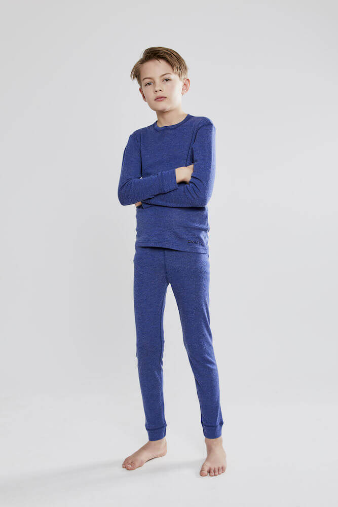 Craft Merino 180 комплект термобелья детский синий